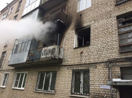 В Иванове неосторожность жильцов привела к пожару на балконе квартиры