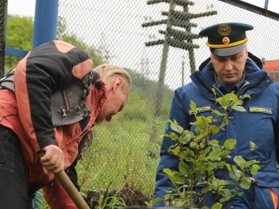 «Ночные волки» внесли свой вклад в экологию Колымы