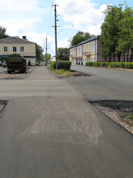 В Тверской области отремонтировали тротуары