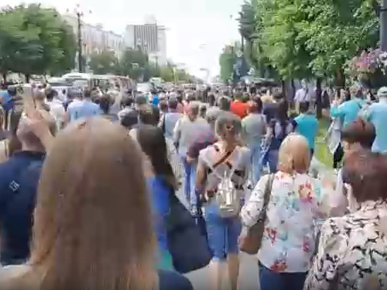 МВД назвало организаторов митинга в поддержку Сергея Фургала