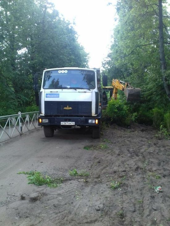 В городке Макарьеве Костромской области восстанавливают «Романов мостик»