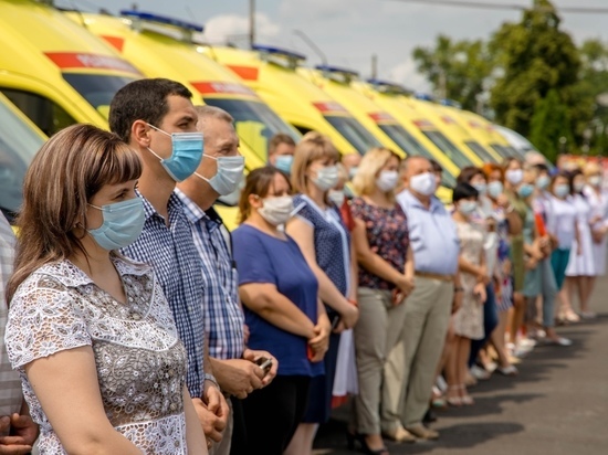 Станция скорой медицинской помощи Курска получила 10 новых автомобилей.