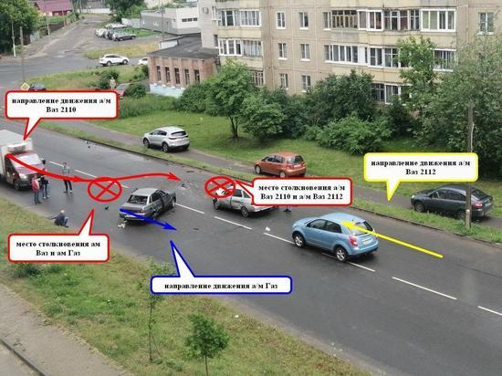Водитель, устроивший ДТП на Речном проспекте в Костроме, оказался многократным нарушителем