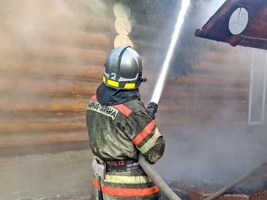 Пожарные потушили баню в Смоленском районе