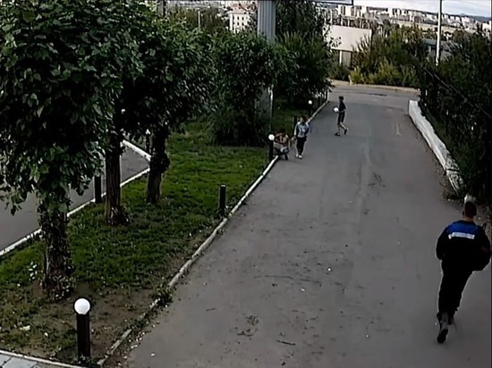Дети сломали несколько светильников возле цветочного салона в Чите