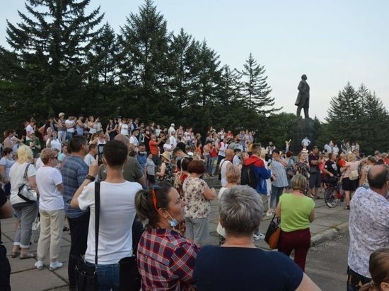 Биробиджан поднялся на митинг в поддержку Сергея Фургала