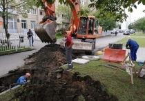 В связи с участившимися случаями подтопления после дождей в Серпухове ремонтируют участки ливневой канализации