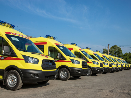 В Кузбасс поступило 28 новых машин скорой помощи