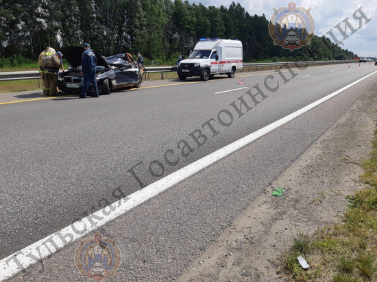 Под Тулой скончался водитель BMW