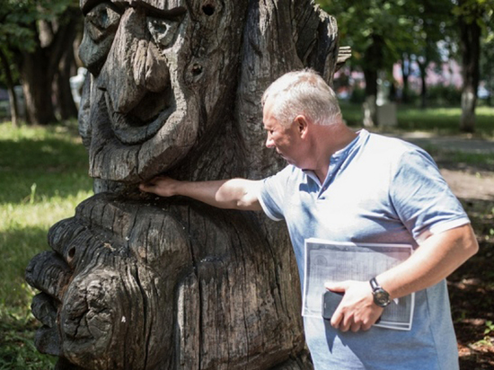 Детский парк Курска украсят новые деревянные скульптуры