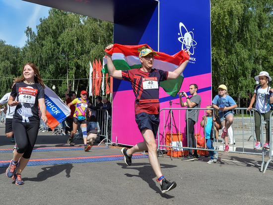 Шапша пробежал 5 км в Атомном марафоне в Обнинске