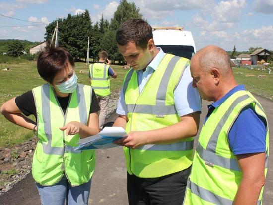Качество дорожных работ в Курской области проверили специалисты федерального учреждения