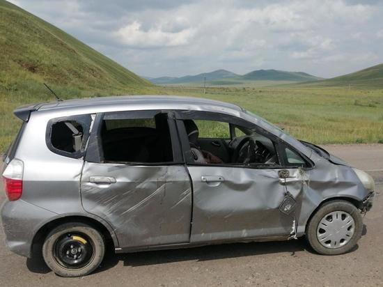 Женщину увезли в больницу после ДТП на трассе в Забайкалье