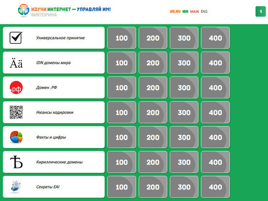 Новый раздел викторины «Изучи интернет — управляй им»: три тура о языковом и культурном разнообразии в интернете