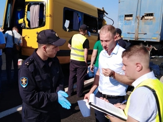 В Белогорском районе ввели режим ЧС из-за аварии с автобусом
