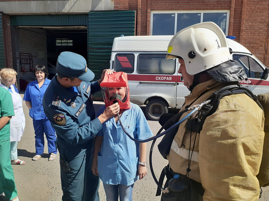 В Рязани прошли учения на станции скорой помощи