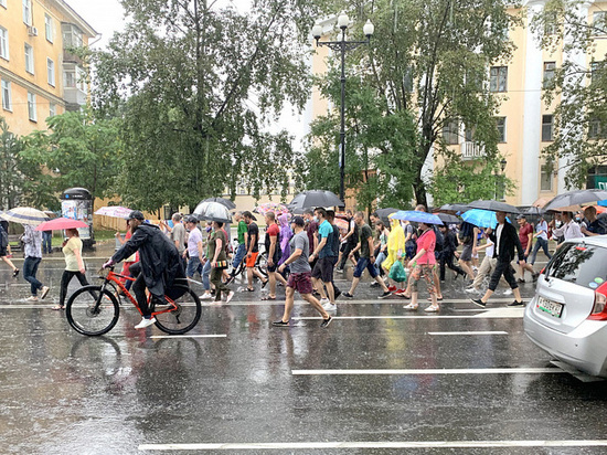 Хабаровская мэрия рассказала о причинах уменьшения числа митингующих