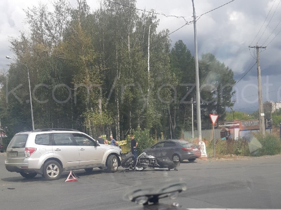 В Рязани в ДТП пострадал 53-летний мотоциклист