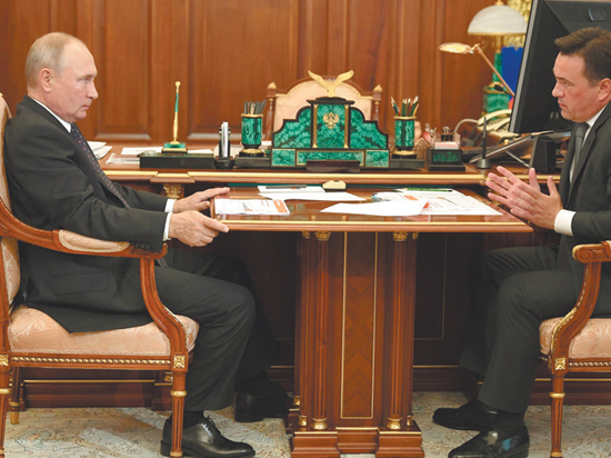 Губернатор Андрей Воробьев доложил президенту Владимиру Путину о социально-экономическом развитии области