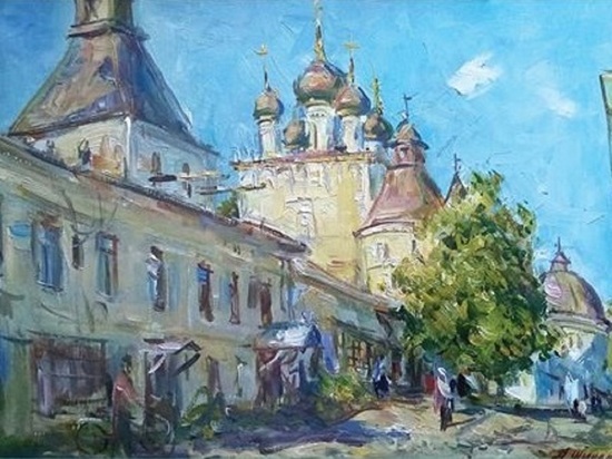 В музее «Дом крестьянина Елкина» открылась выставка «Борисоглеб в живописи и графике»