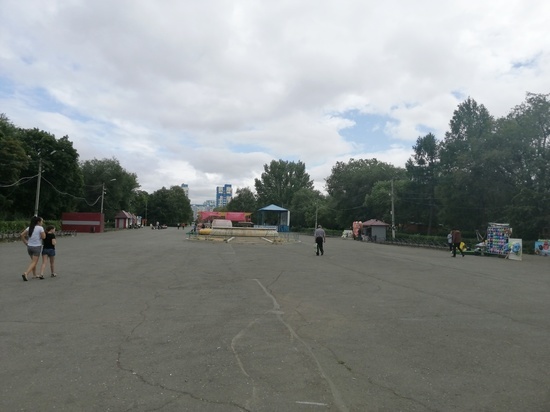 В Оренбурге из парка исчезли скамейки