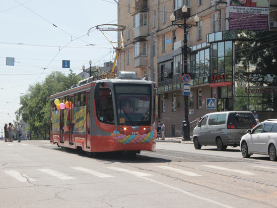 Трамвайный маршрут №1 в Хабаровске вновь урежут