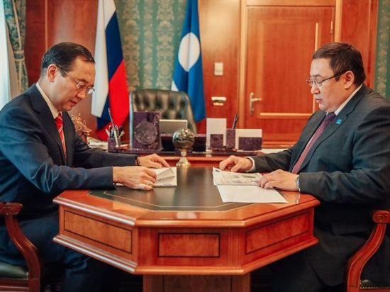 Айсен Николаев провел встречу с главой Анабарского района