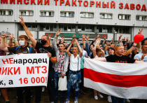 В пятницу, в день объявления официальных итогов президентских выборов, количество бастующих предприятий в Белоруссии заметно расширилось