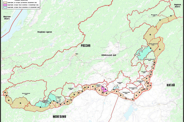 Карта приаргунска забайкальского края