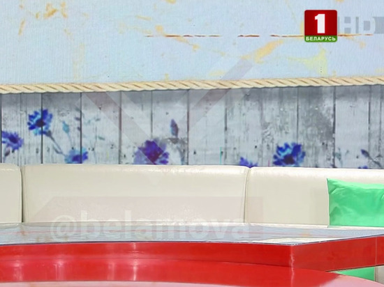 В эфире бастующей "Беларусь 1" показывают пустой диван