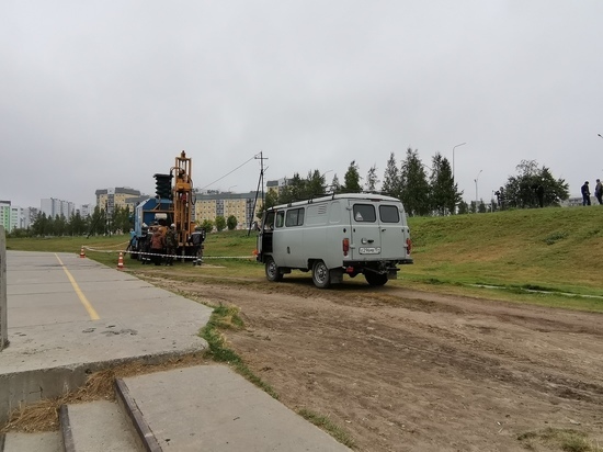 В Нижневартовске проверяют состояние берегоукрепления