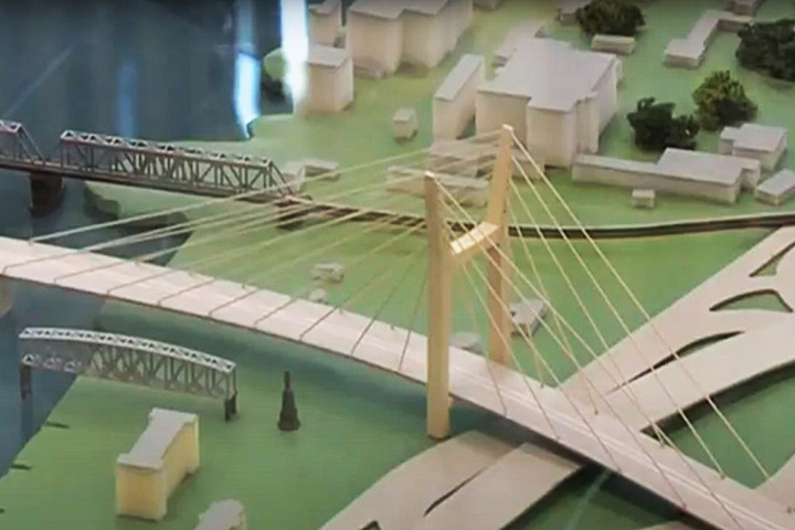 Проект четвертого моста через обь в новосибирске