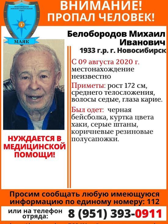 В Новосибирске уже 10 дней ищут дедушку в резиновых полусапожках