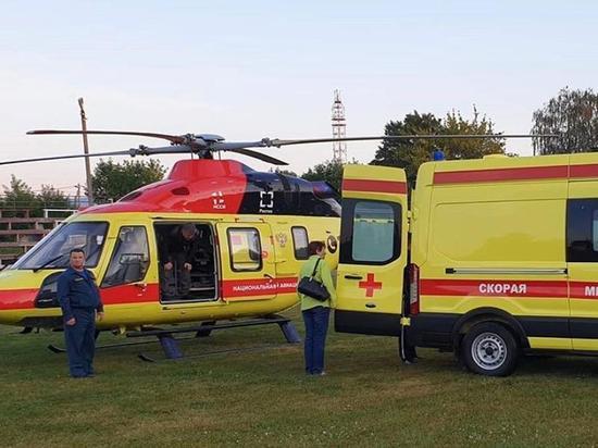 Вертолет санавиации будет эвакуировать пострадавших с мест ДТП