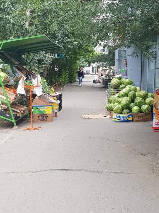 Сезонная проблема: Барнаульцы объявили войну уличным продавцам арбузов