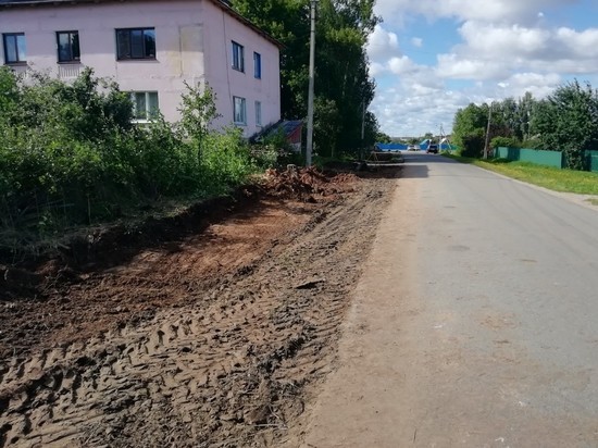 В Йошкар-Оле началось благоустройство одной из улиц Семеновки