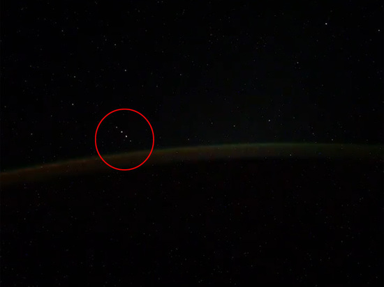 Это был солнечный отблеск от спутников Илона Маска