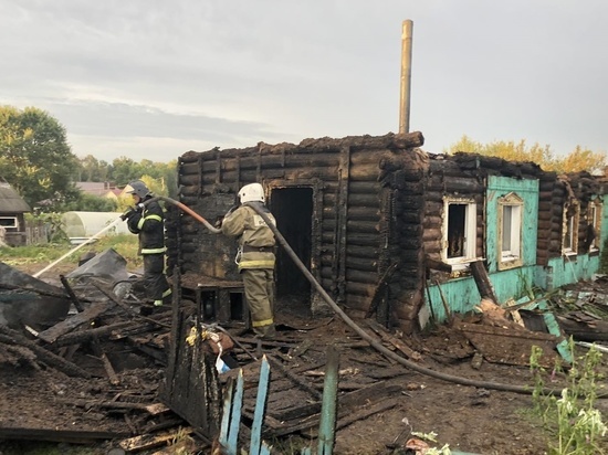 Человек пострадал на пожаре в Калуге