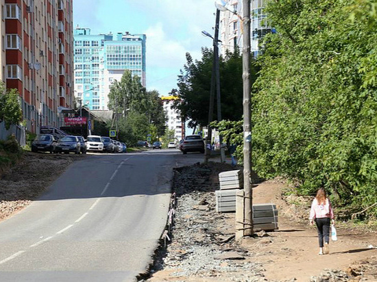 На улице Нижней в Ижевске начали ремонт дороги
