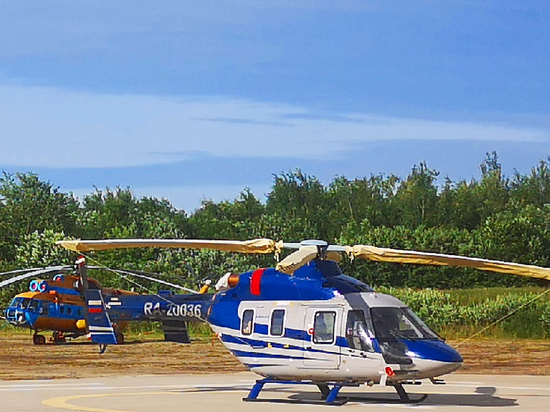 Вертолет смоленской санавиации вылетал на помощь травмированному жителю Ярцева