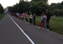 Акция "Цепь покаяния" началась в Минске
