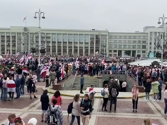 Оппозиция проводит "Марш новой Беларуси"