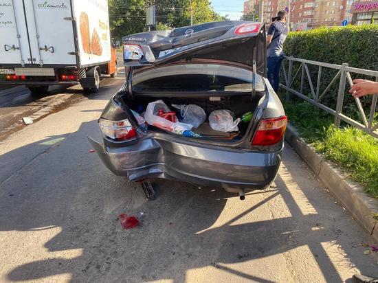 В Рязани пьяный водитель устроил массовое ДТП на светофоре