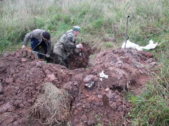 В котловане в Тверской области нашли останки двух советских военных