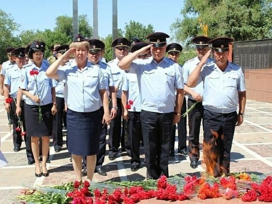 Калмыцкая полиция отмечает свой вековой юбилей