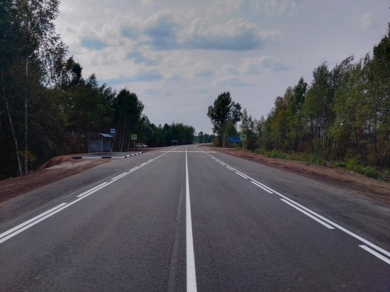 В Касимовском районе досрочно отремонтировали дорогу по нацпроекту