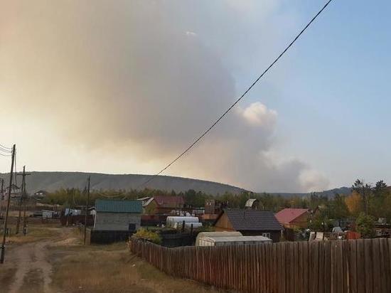 Природный пожар возник на окраине Якутска