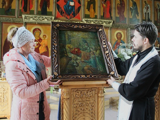 Кировские заключённые отреставрировали старинную икону