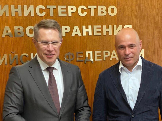Министр здравоохранения России провёл рабочую встречу с липецким губернатором