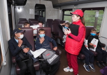 В День знаний сотрудники Забайкальской магистрали провели для школьников со станции Лесная урок безопасности
